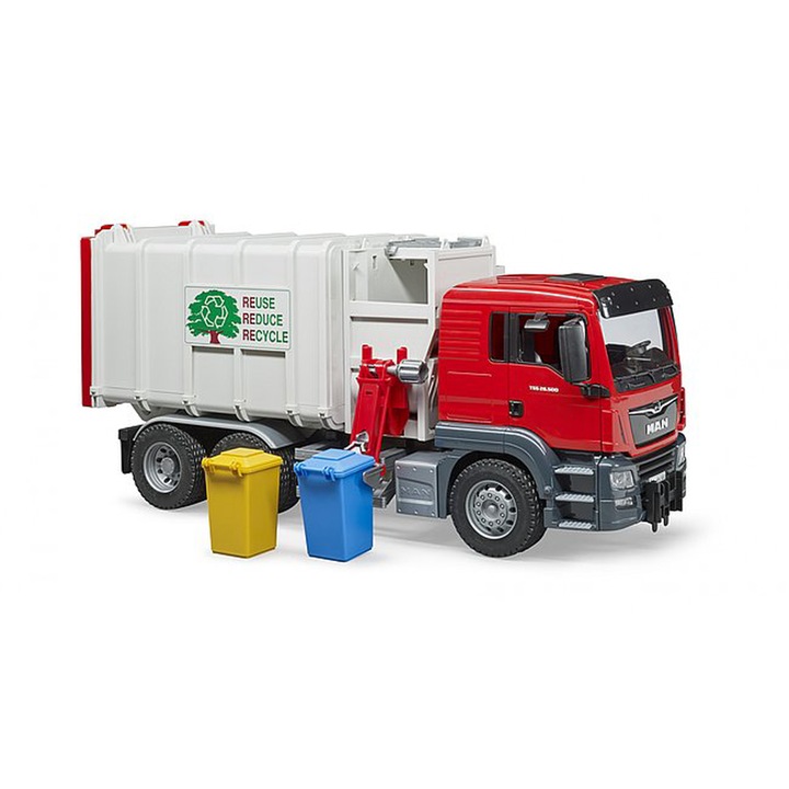 Камион за боклук Bruder Man TGS, Със странично натоварване