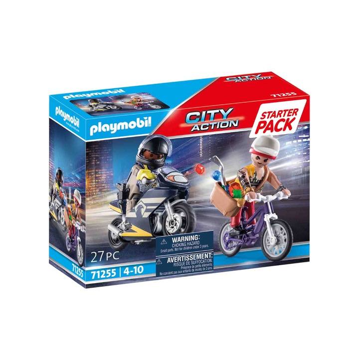 Playmobil City Action - Starter Pack, Agent operatiuni si hot