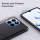 Кейс за Honor X6 5G / Honor 70 Lite Carbon Silicone, Aiyando, черен
