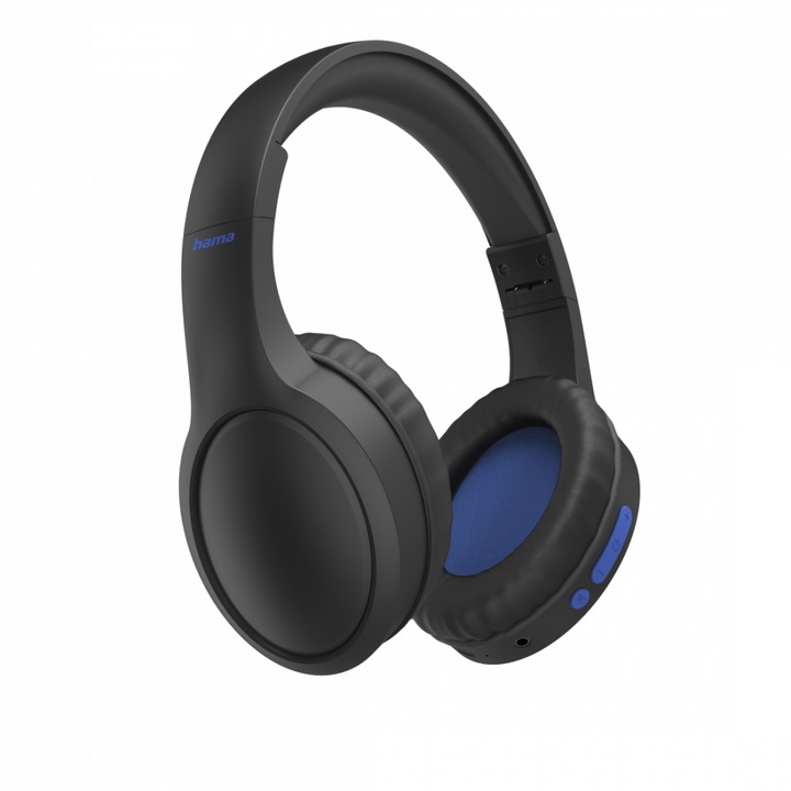 Bluetooth fejhallgató HAMA "Spirit Focused", Over-Ear, ANC, Micro, Bag, Fekete