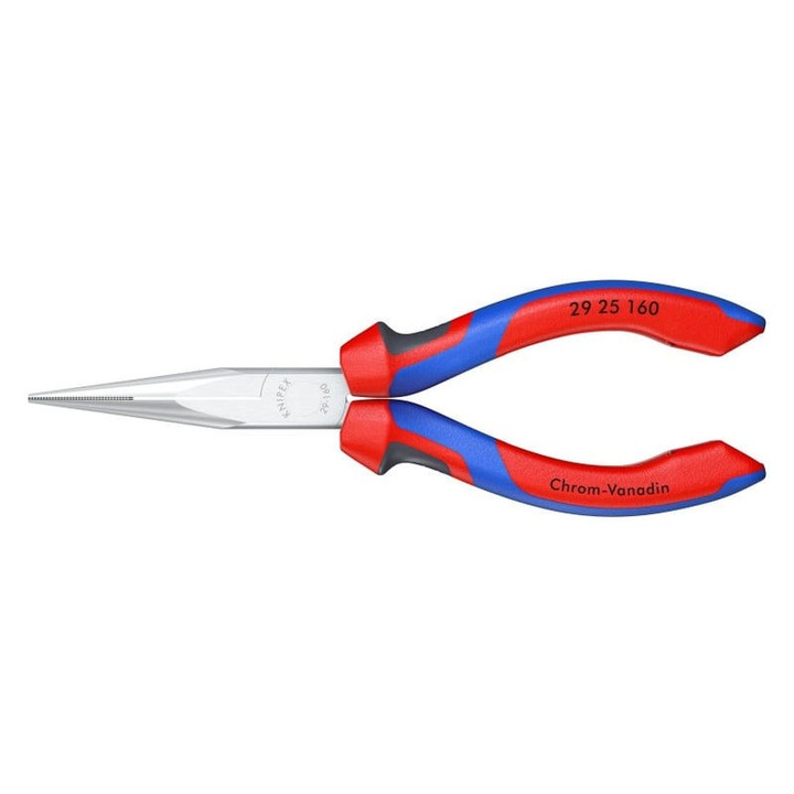 Cleste cu varf semirotund Knipex, maner multicomponent, 160mm