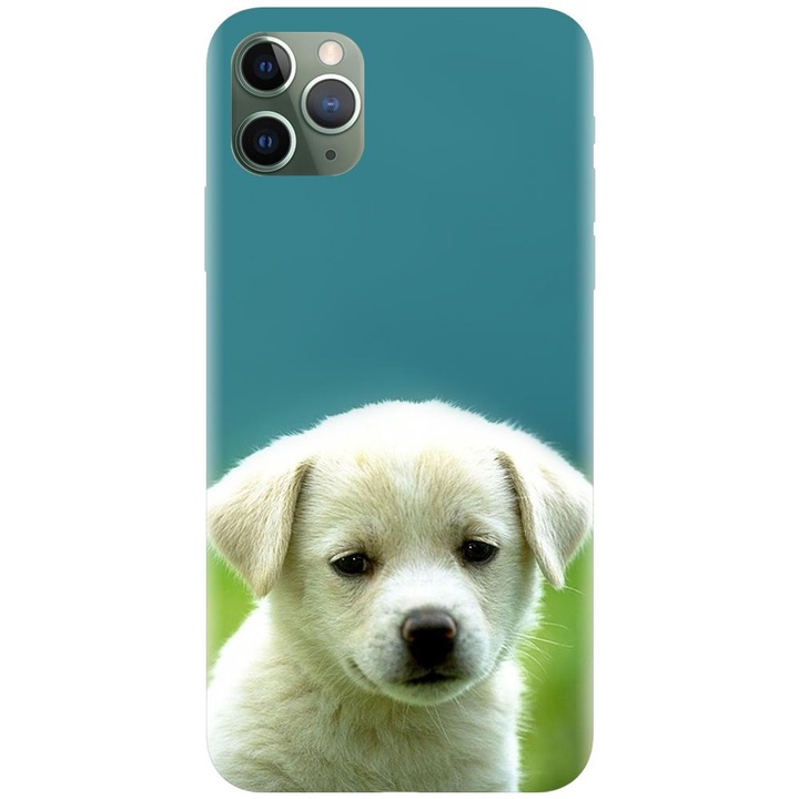 Силиконов калъф, съвместим с модел Apple iPhone 11 Pro - Puppy Style