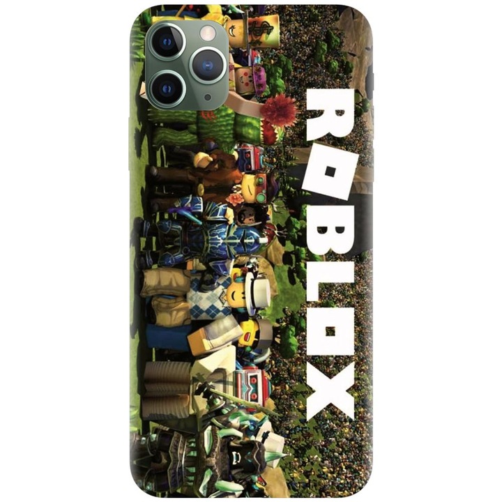 Силиконов калъф, съвместим с Apple iPhone 11 Pro Max - модел Roblox