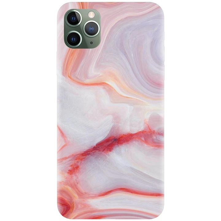 Силиконов калъф, съвместим с Apple iPhone 11 Pro - модел Abstract 102