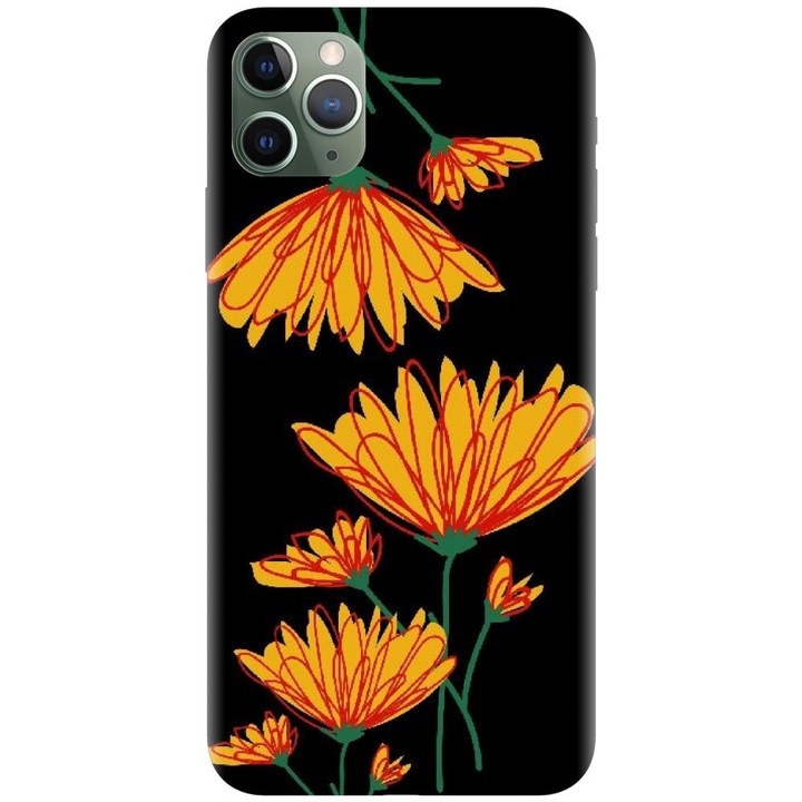 Силиконов калъф, съвместим с Apple iPhone 11 Pro - модел Flori De Camp