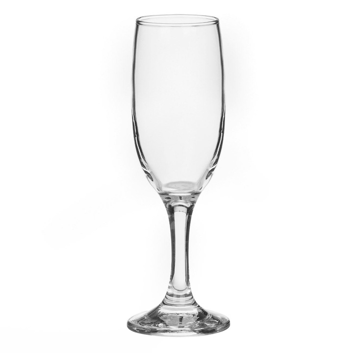 Pahar de sticla pentru sampanie, 190 ml