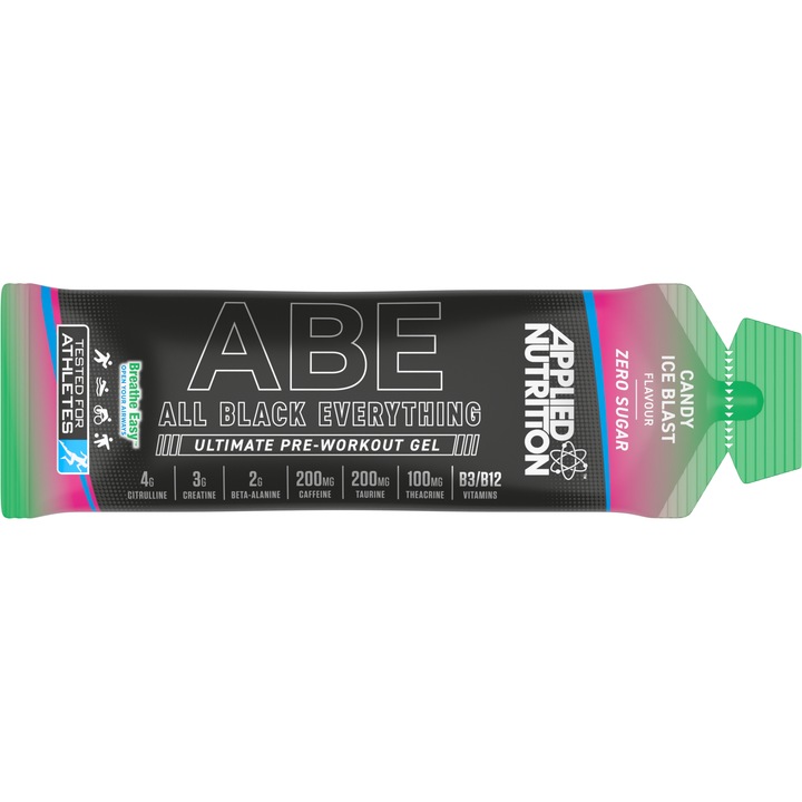 ABE Ultimate Pre-Workoutel, Applied Nutrition, 60 ml, candy ice blast