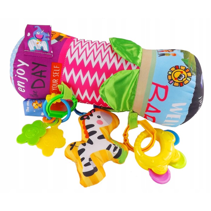 Играчка за бебета, Luxma, Пластмаса, 3+ месеца, Многоцветна