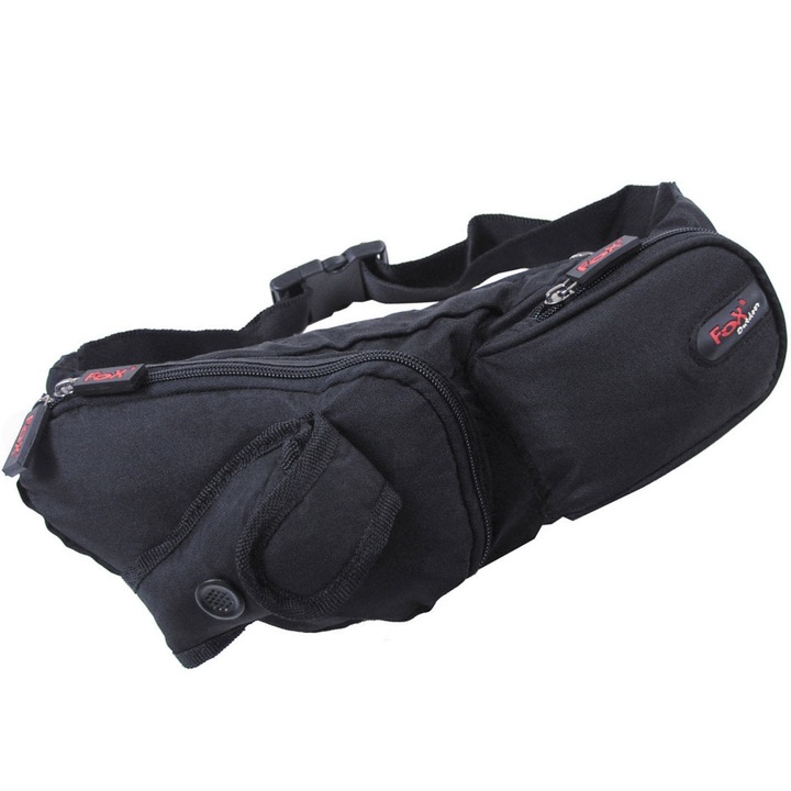 Geanta outdoor, FOX Outdoor, Poliester, Negru