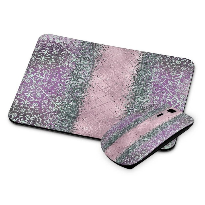 Mouse si mouse pad fara fir cu model de tapet 164