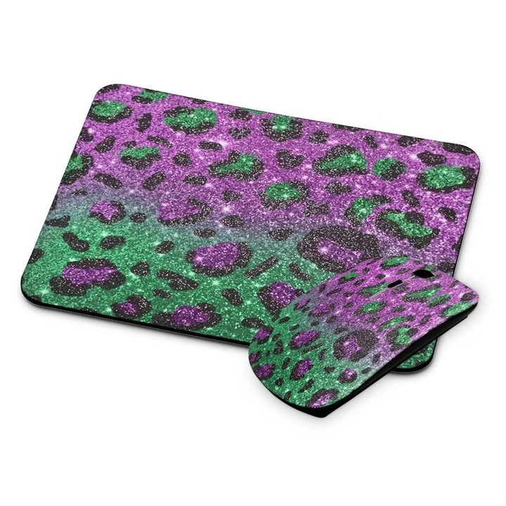 Mouse si mouse pad fara fir cu model animal 270