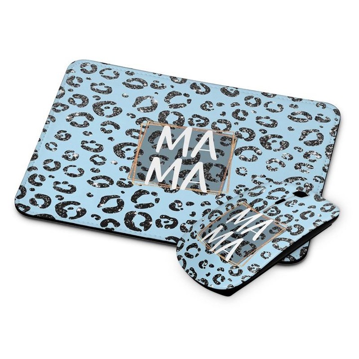 Mouse si mouse pad fara fir Mama 18