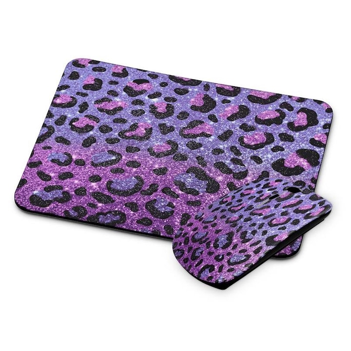 Mouse si mouse pad fara fir cu model animal 276