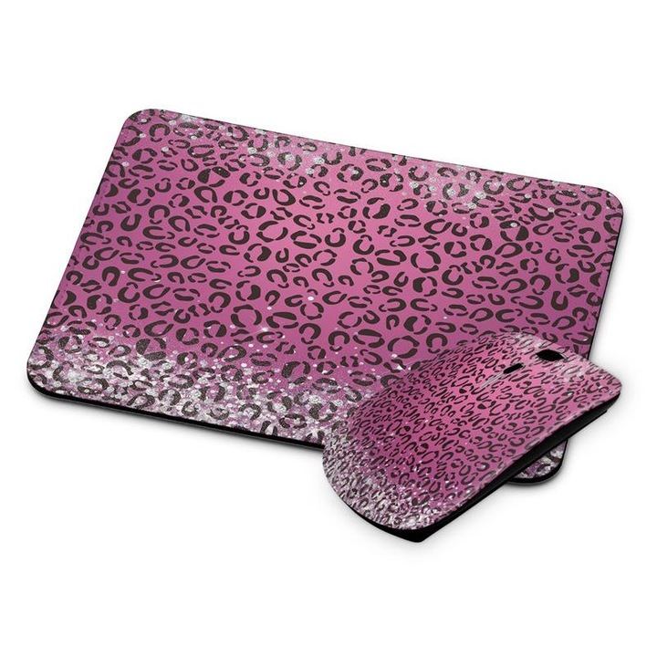 Mouse si mouse pad fara fir cu model animal 331