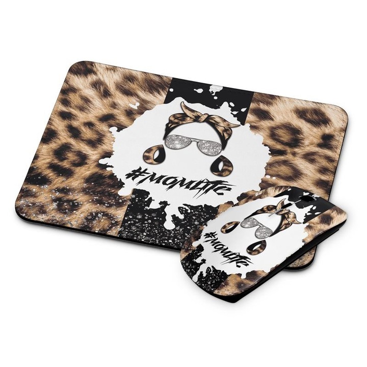 Mouse si mouse pad fara fir Momlife 309