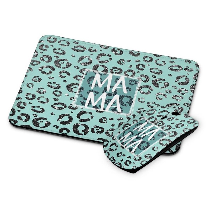 Mouse si mouse pad fara fir Mama 19