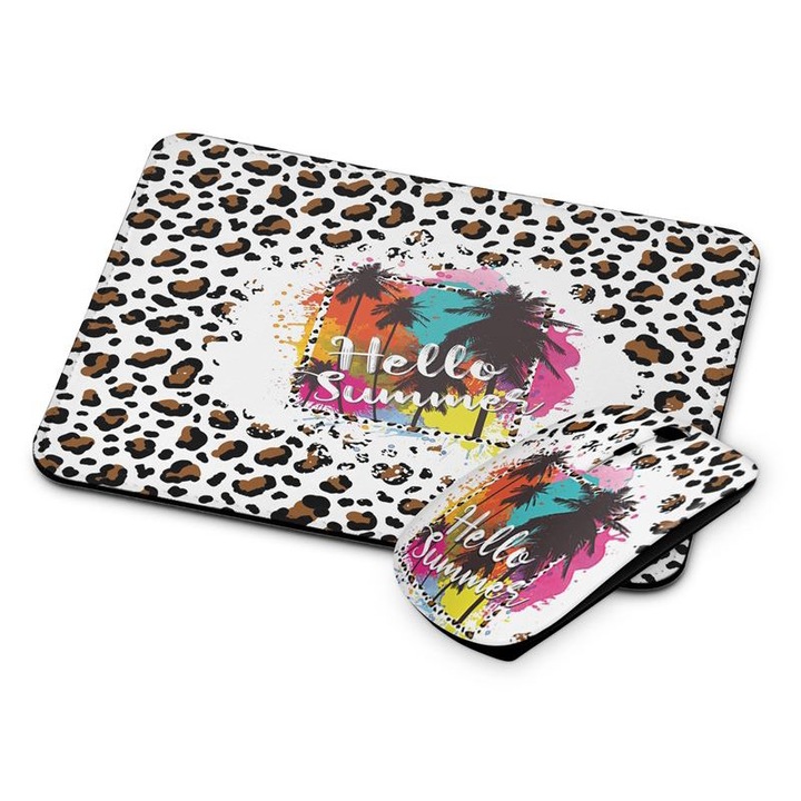 Mouse si mouse pad fara fir Hello Summer 70