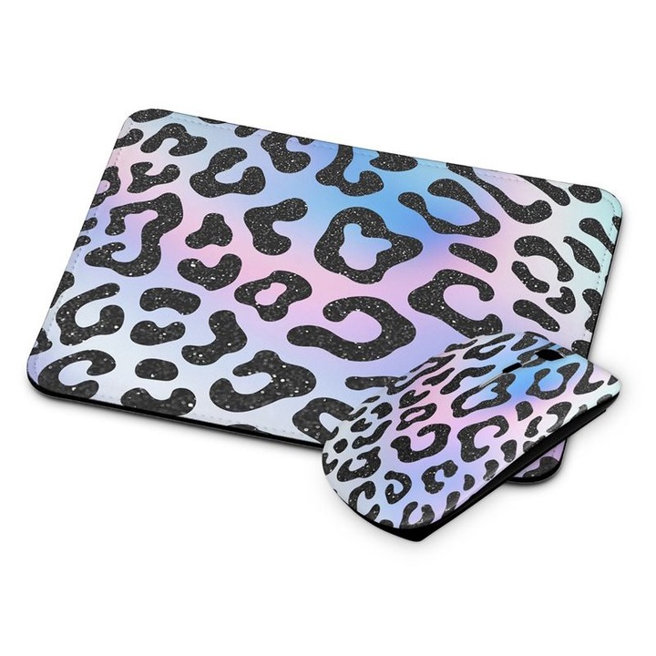 Mouse si mouse pad fara fir cu model animal 29