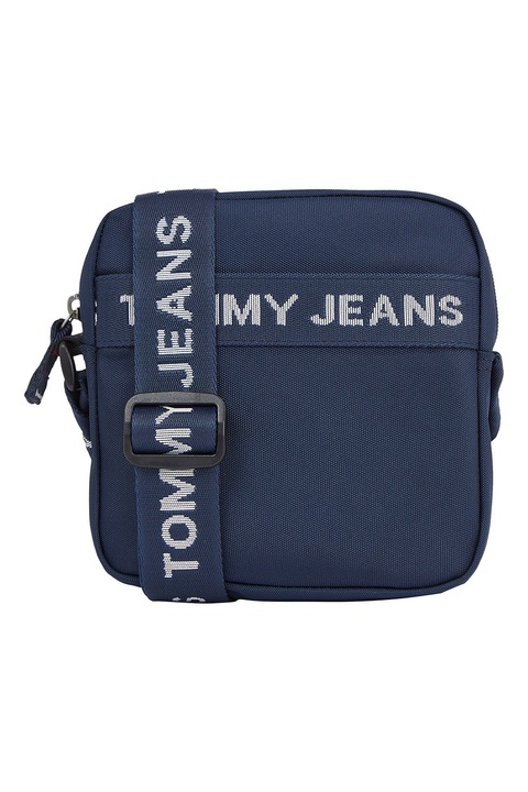 Tommy Jeans, Essential Reporter mintás keresztpántos táska, Sötétkék