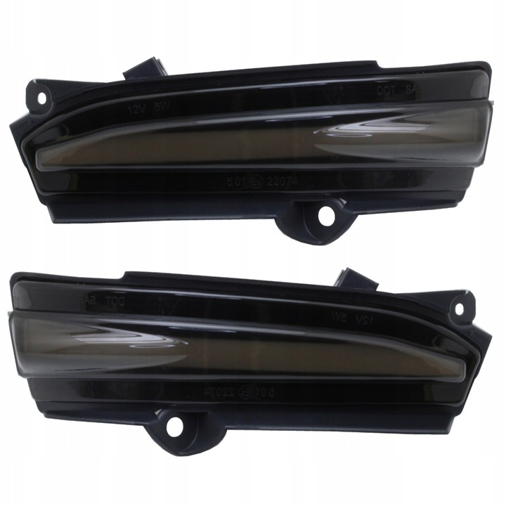 Set 2 x Semnalizare Dinamica Oglinda Black Pentru Ford Mondeo Mk5, Me Premium