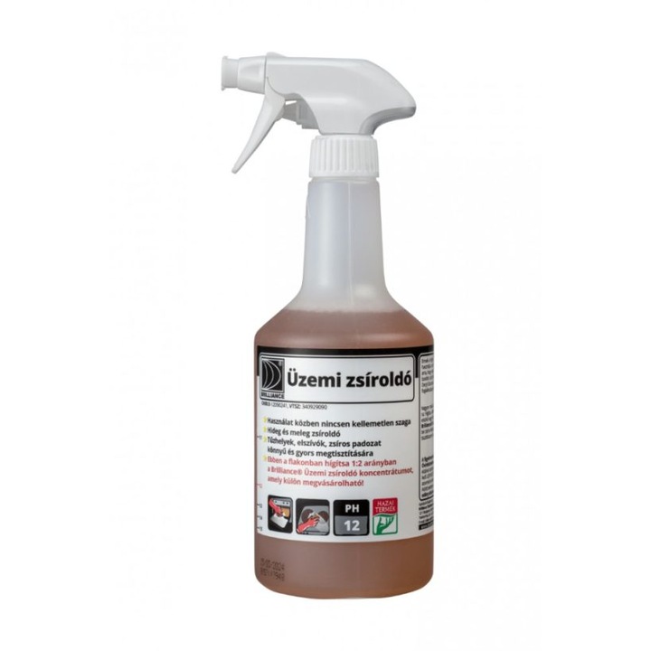 Brilliance, üzemi zsíroldó, 750 ml