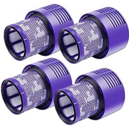 Set 3x filtre aspirator, Sillar, Compatibil Dyson V11 V15 DETECT ABSOLUTE  PRO, Mov 