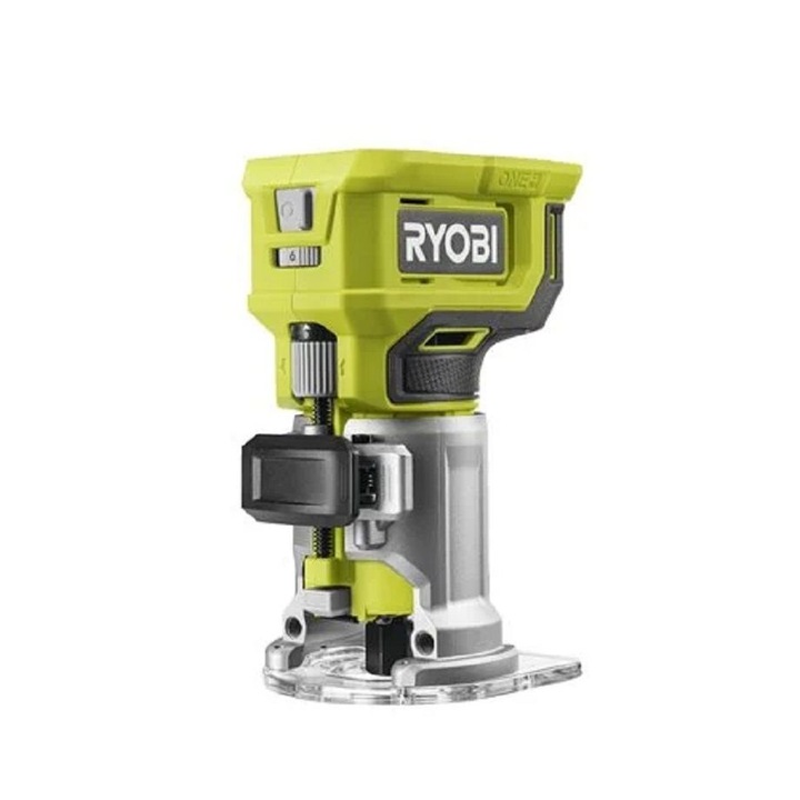 Ryobi ONE+ RTR18-0 18v akkus élmaró akku és töltő nélkül + KÉSSEL és párhuzamvezetővel