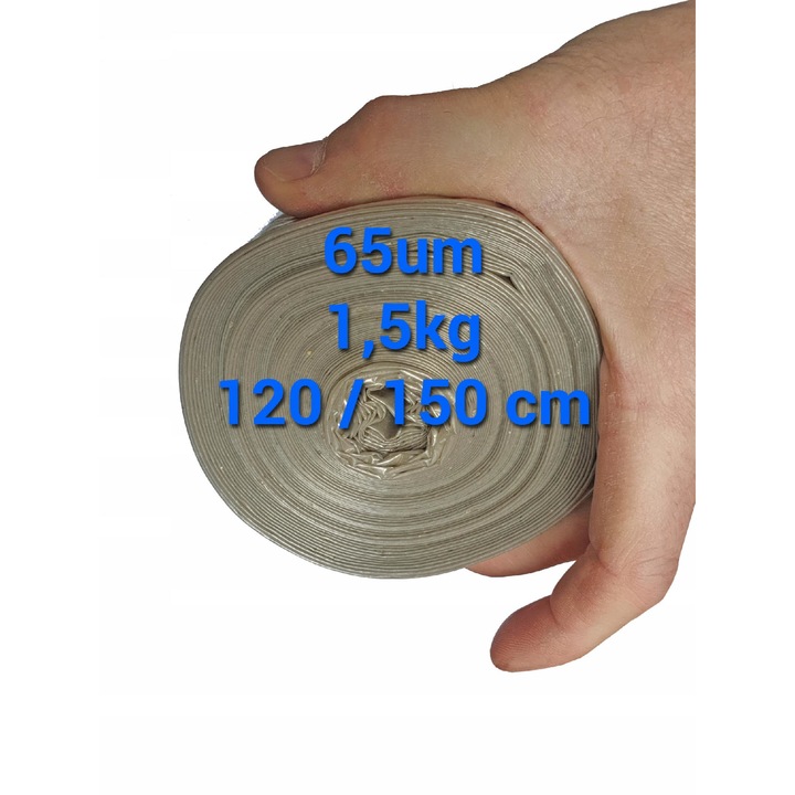 Set 10 role saci de gunoi, BB TAPES, 380l, Trasparent