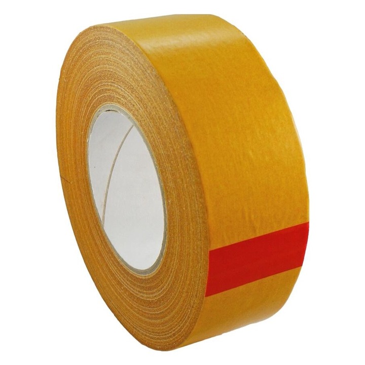 Banda dublu adeziva, BB TAPES, Rezistenta termica -10°C / +75°C, 48 mm x 50 m, Transparent