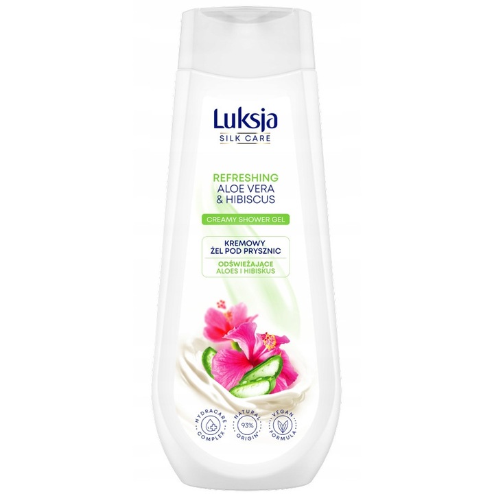 Luksja, Tusfürdő aloéval és hibiszkuszos, 500 ml