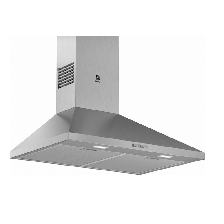 Hota Incorporabila Decorativa Balay 3BC095MX, 1 motor, 527 m³/h, L 90 cm, 68 dB, Inox