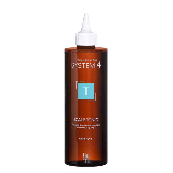 Tratament Tonic Leave-in cu Climbazol scalp normal, cu tendinta de ingrasare si matreata System 4 Therapeutical Hair Spa 500ml