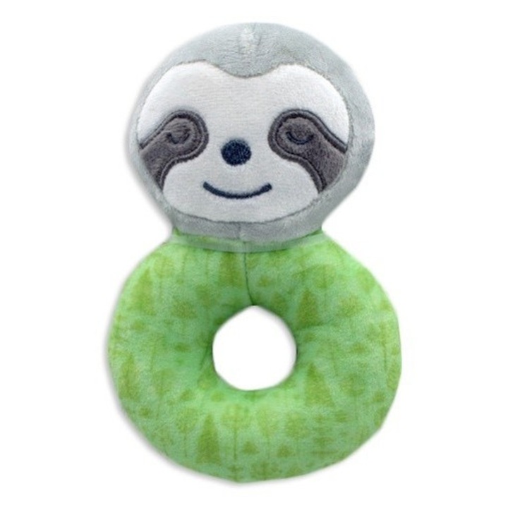 Jucarie de plus, Tulilo, Model lenes, Verde\Gri, 0 Luni+