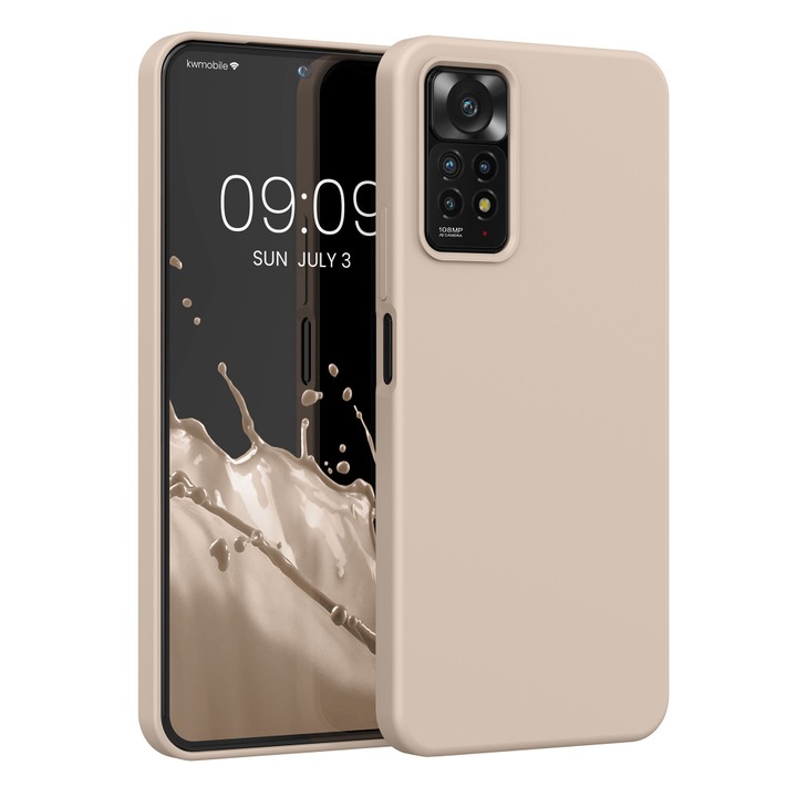 Калъф kwmobile за Xiaomi Redmi Note 11 Pro/Redmi Note 11 Pro 5G/Redmi Note 12 Pro, Силикон, Розов, 57373.154