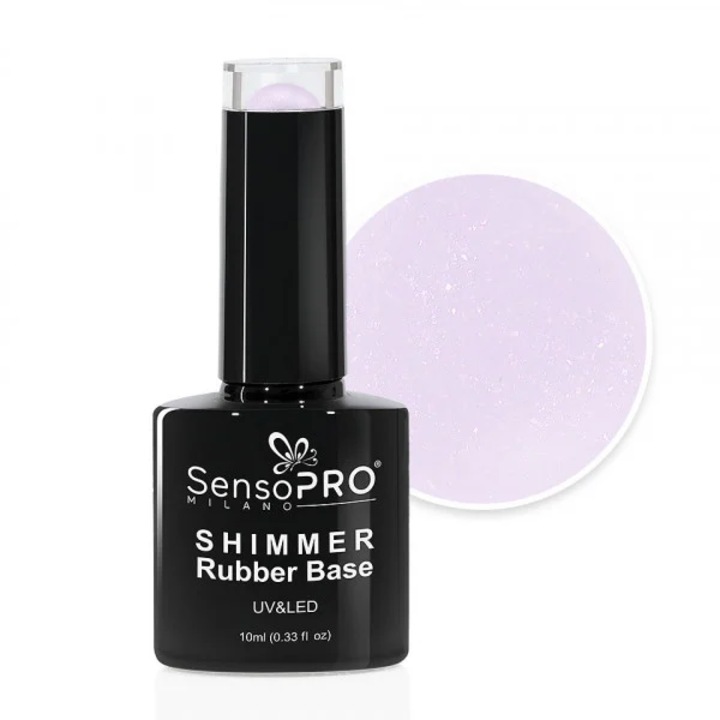 Oja Shimmer Rubber Base SensoPRO Milano - #70 Unicorn Elixir, 10ml