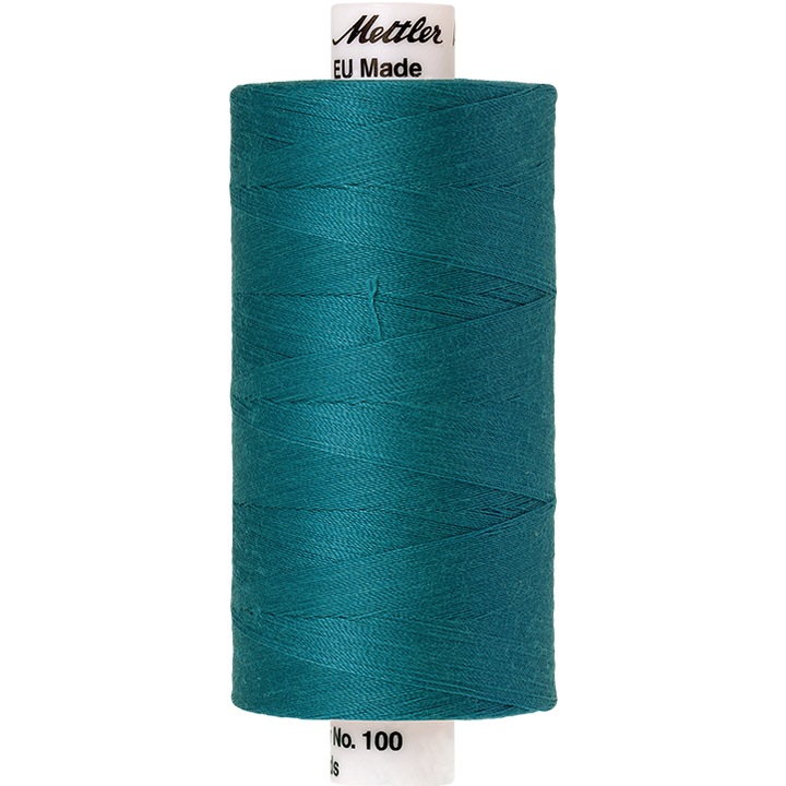 Ata de cusut si surfilat, finete 100, bobina 1000 m, Mettler Seralon, culoare Teal 232