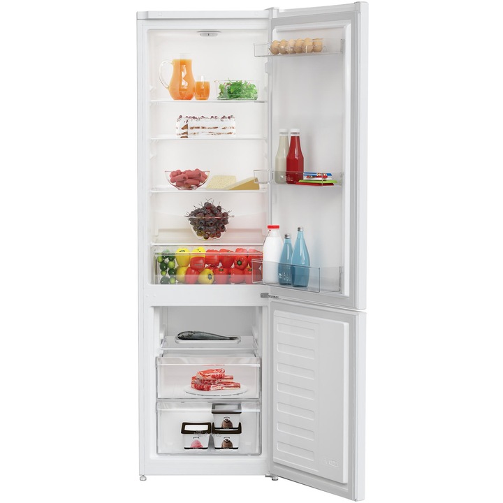 Хладилник с фризер Arctic AK54305M40W, 291 л, Клас E, Garden Fresh, Mix Zone, H 181,3 см, Бял