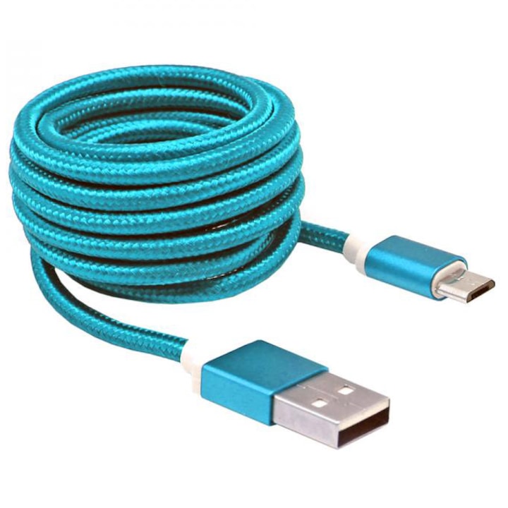 Sbox Blister Micro USB Kábel, 1.5 m, Kék
