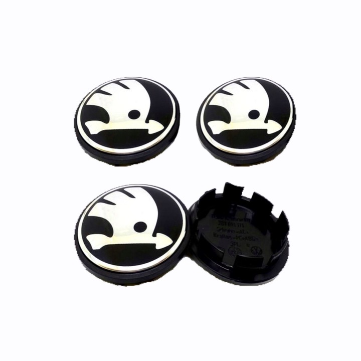 Nextyn Exclusive felni kupak készlet, 4 db, 65mm, Skoda, alumínium felnihez