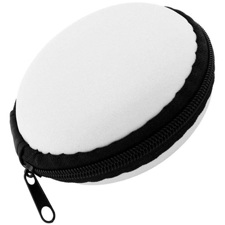 Husa protectie pentru casti, 7 cm diametru extern, Alb