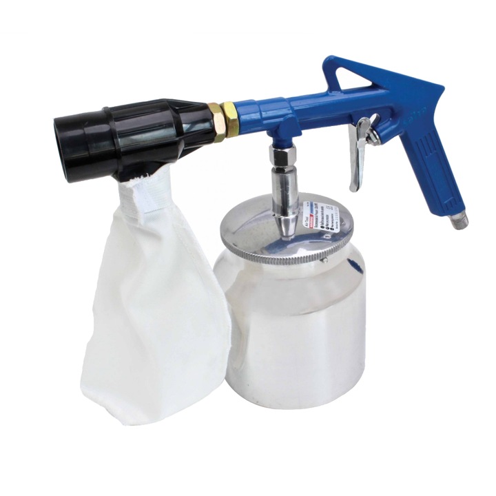 Pneumatikus pisztoly homokfúváshoz, űrtartalom 850 ml, Satra