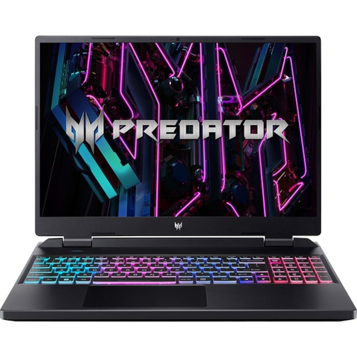 Laptop Gaming ACER Predator Helios Neo 16 PHN16-71-79HH, Intel Core i7-13700HX pana la 5GHz, 16" WQXGA, 32GB, SSD 1TB, NVIDIA GeForce RTX 4070 8GB, Free DOS, Negru