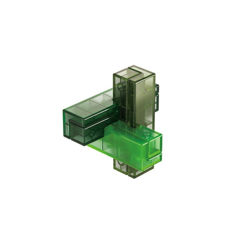 Intelligencia játék, Qiyi Kongming Lock, Professor Puzzle, ABS, QY8066, 3 darab, 3. szint