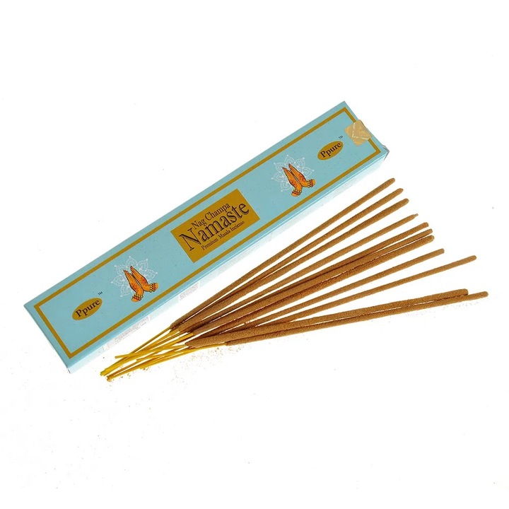 Betisoare parfumate Nag Champa Namaste, PPure, Premium Masala