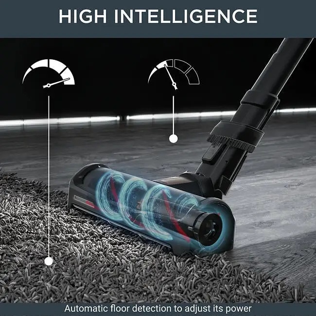 Aspirator Vertical ROWENTA X-Force Flex 15.6 RH99G1WO, 0.9l, 32.4V, Autonomie Maxima 80 min, Negru-Maro