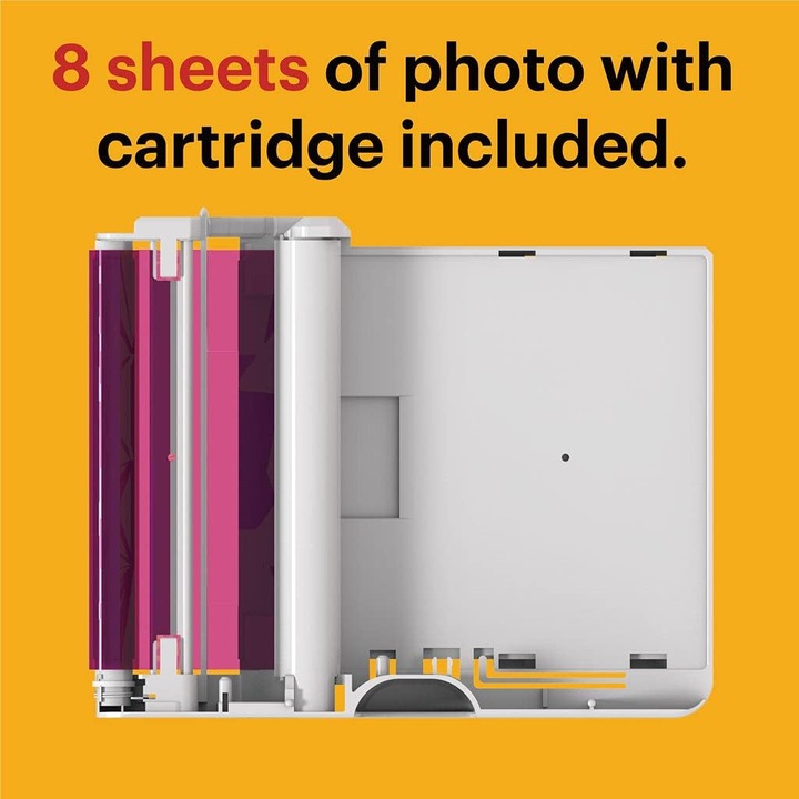 Camera foto Instant Kodak Mini Shot Combo 3,10 MP, Galben