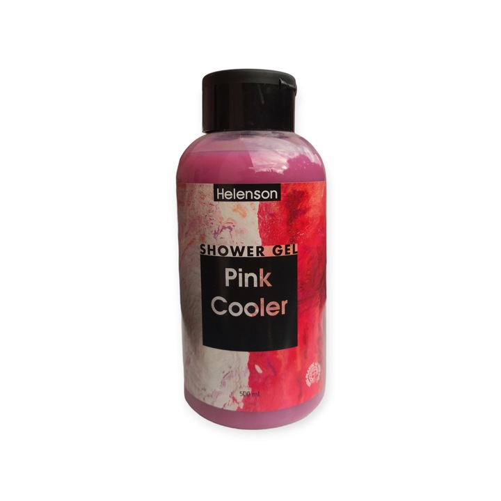 Tusfürdő rózsa és olívaolaj aromájával a hidratálásért Helenson Pink Cooler 500 ml
