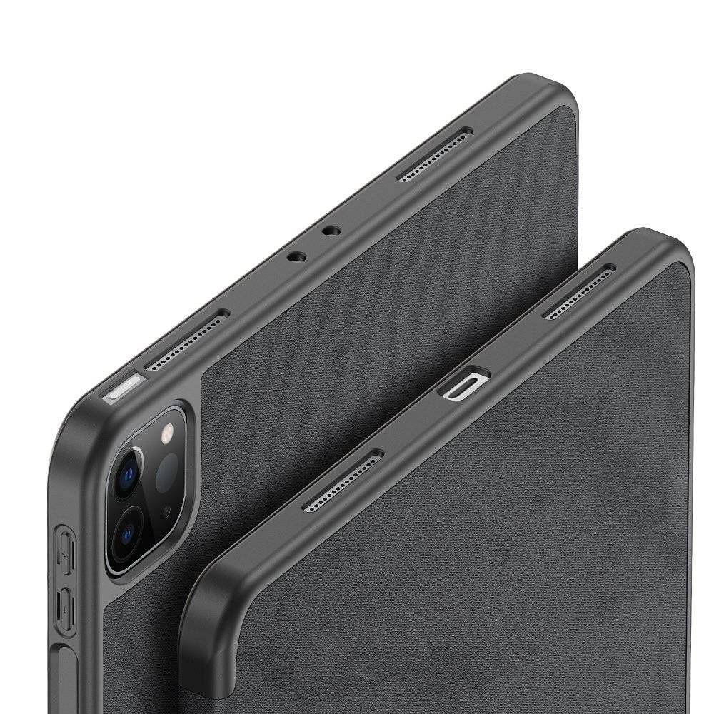 Carcasa Tableta G-Tech Domo Dux Ducis Folding Stand, Compatibila cu Apple iPad Pro 11 Inch, Anti Amprenta, Piele Ecologica, Full Protection, Negru
