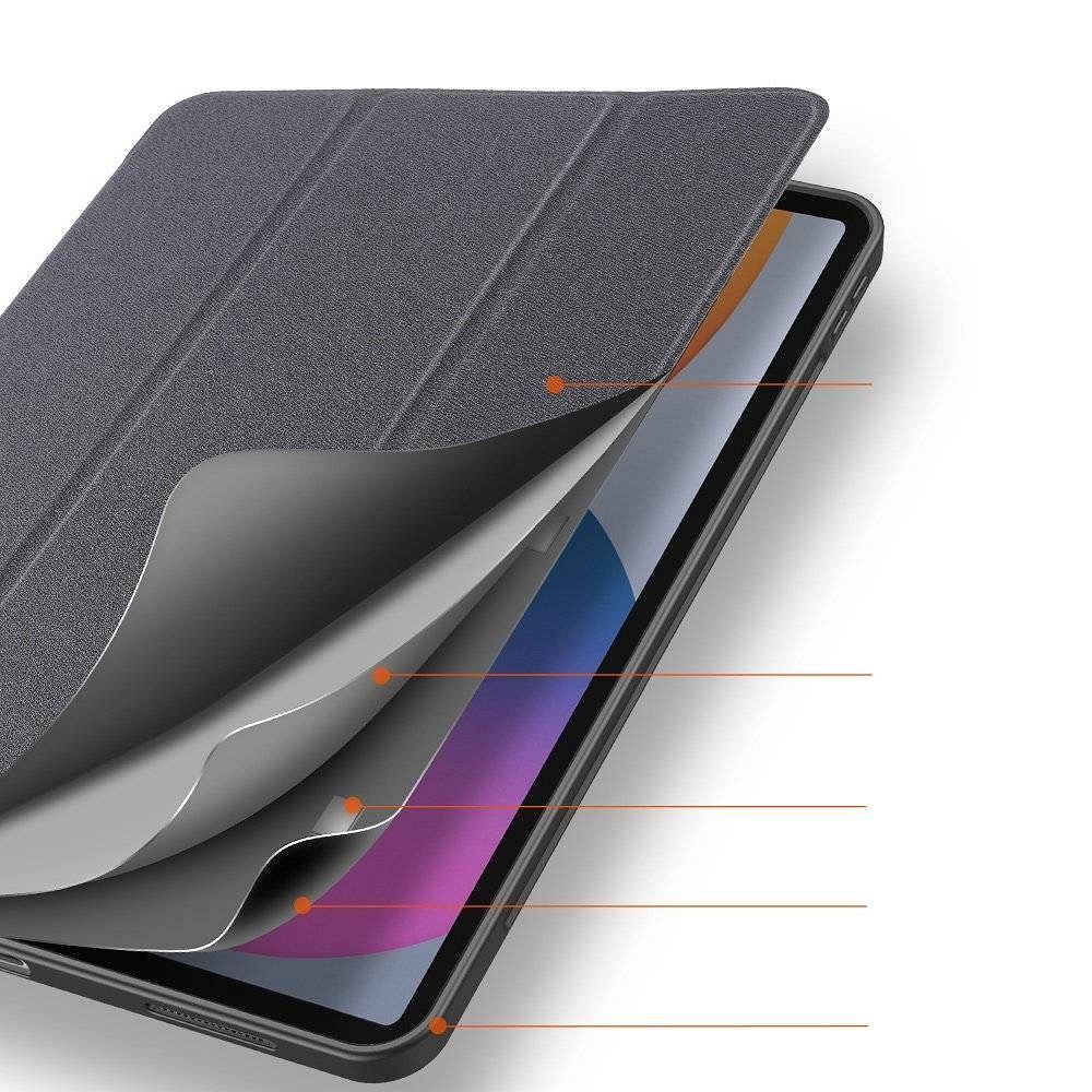 Carcasa Tableta G-Tech Domo Dux Ducis Folding Stand, Compatibila cu Apple iPad Pro 11 Inch, Anti Amprenta, Piele Ecologica, Full Protection, Negru