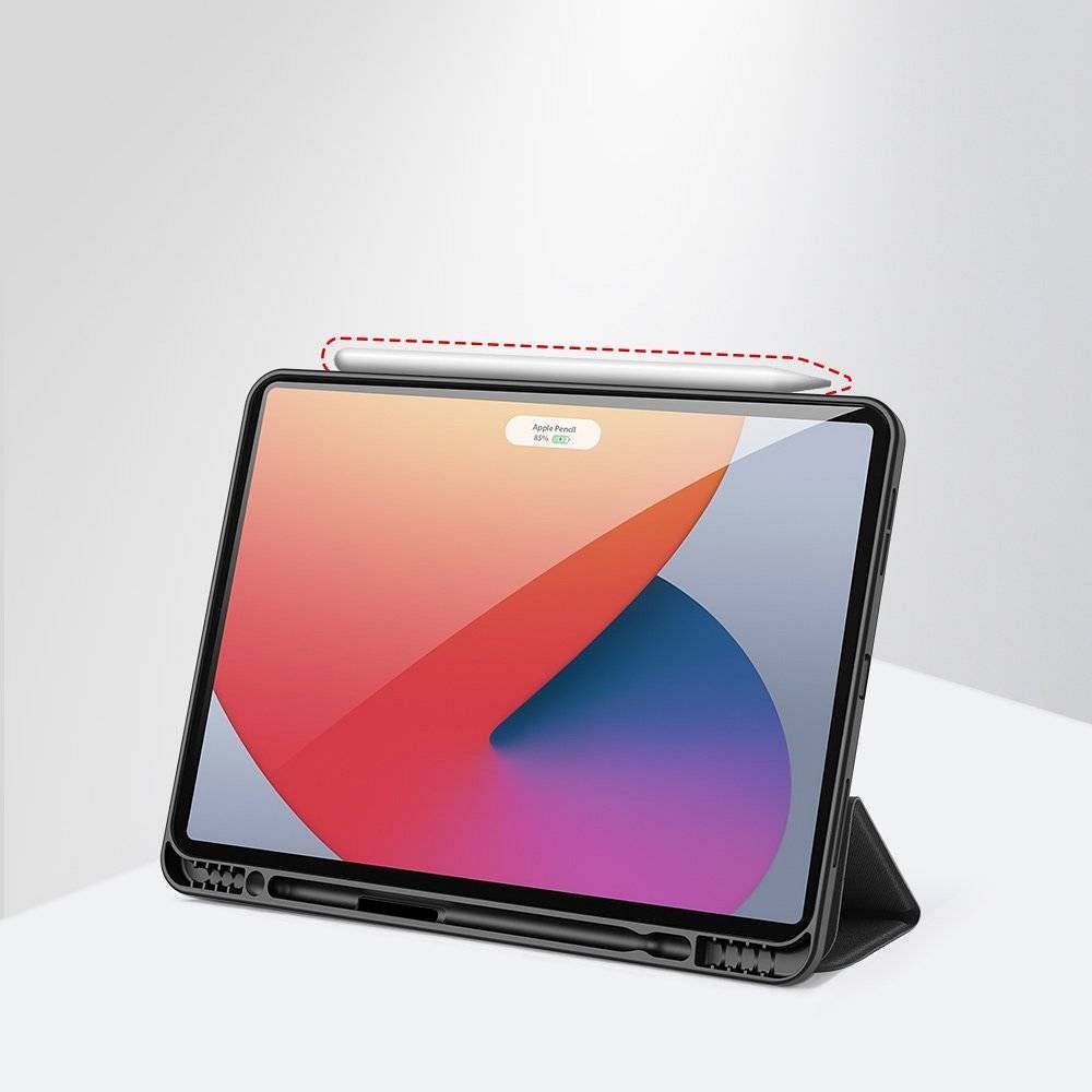 Carcasa Tableta G-Tech Domo Dux Ducis Folding Stand, Compatibila cu Apple iPad Pro 11 Inch, Anti Amprenta, Piele Ecologica, Full Protection, Negru